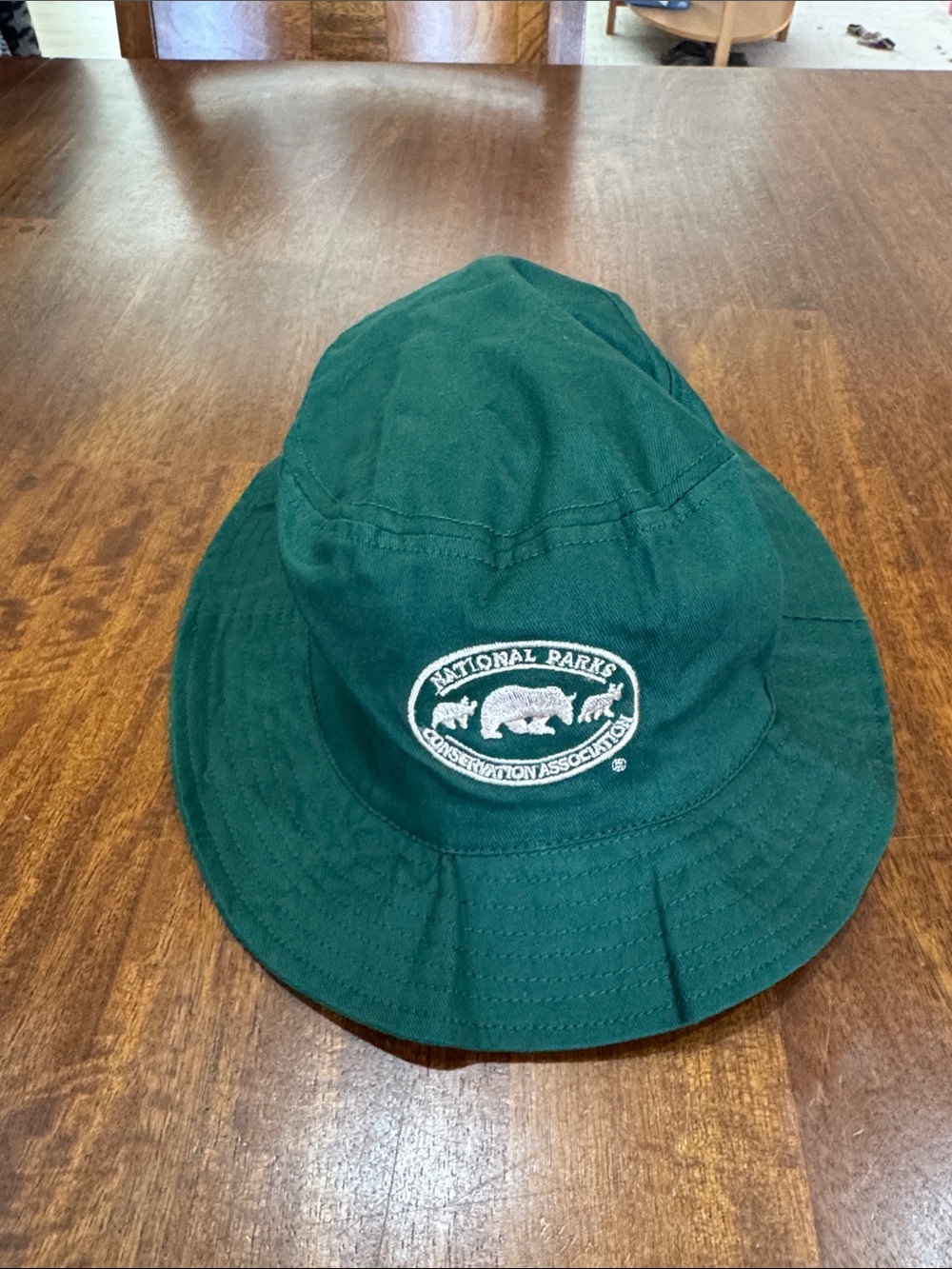 L.L. Bean Forest Green Bucket Hat with Patch